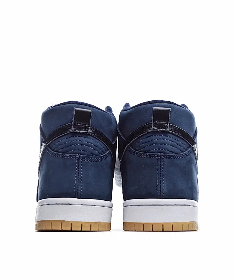 Nike SB Dunk High Pro 2020 Dark Blue Suede Black Hook