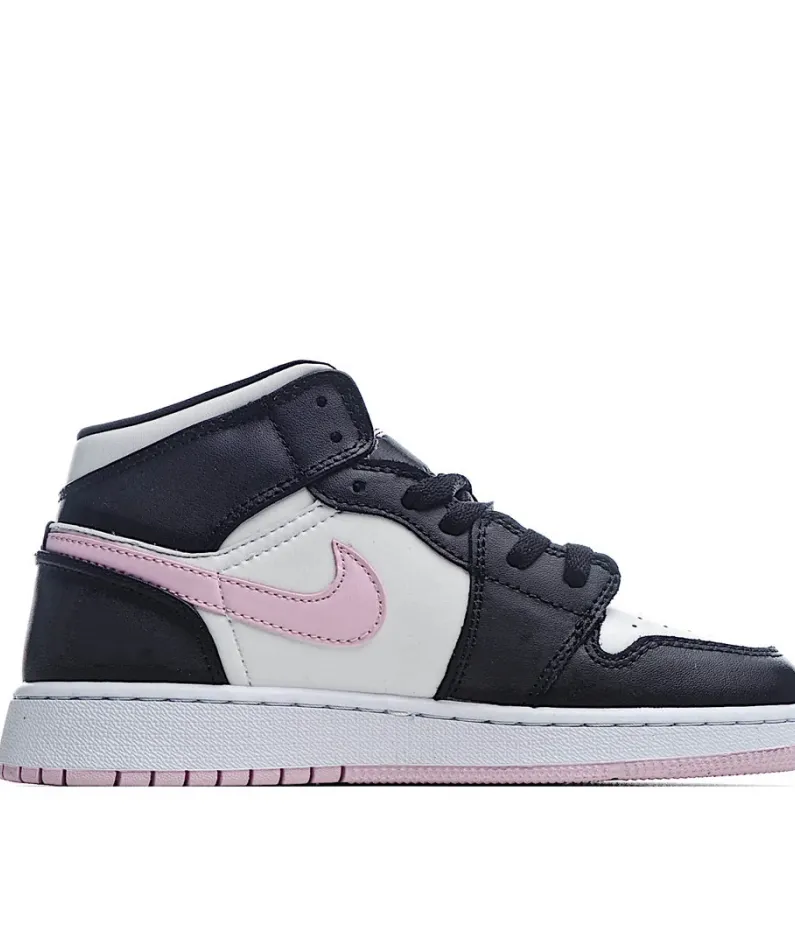Air Jordan 1 Mid GS 'White Light Arctic Pink'