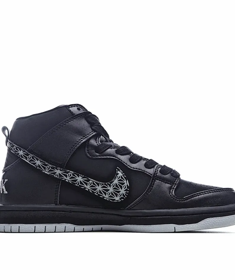 Nike SB Zoom Dunk High Bar Black 