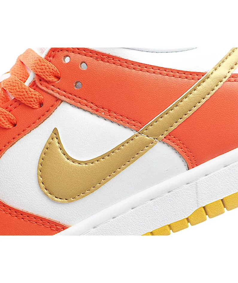 Nike Dunk Low "Golden Orange" Platinum Orange Sneakers