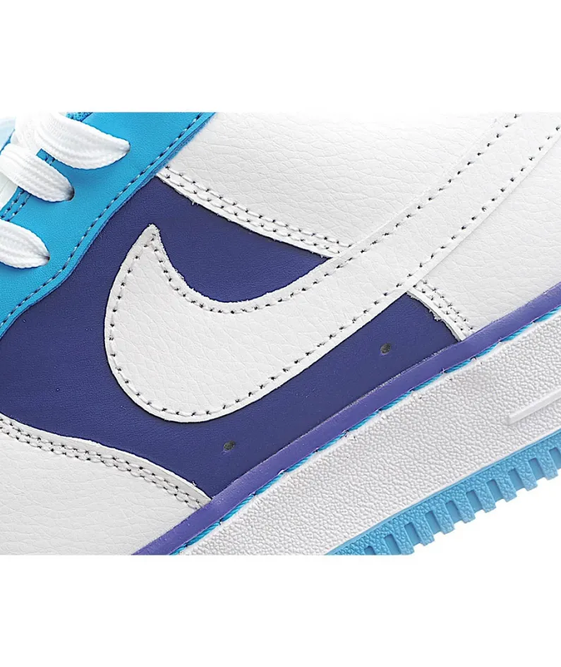 Nike Air Force 107 Low White Blue Purple Low Top