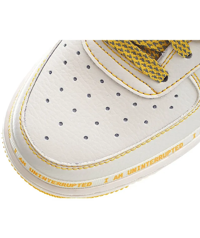 Uninterrupted Nike Air Force 1 Beige Sneakers