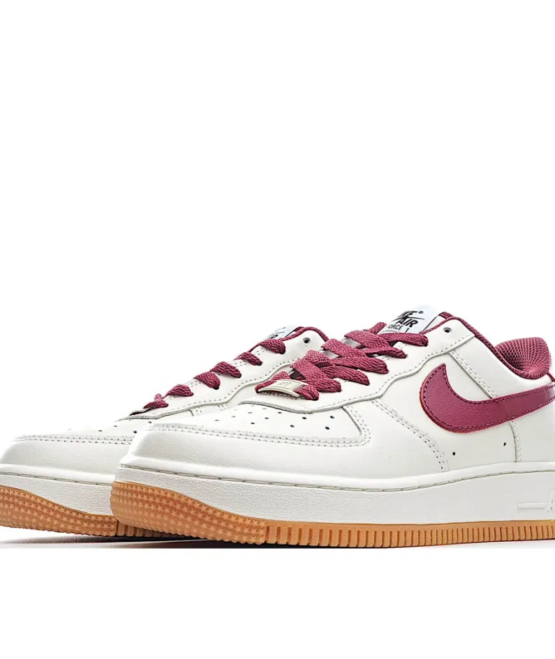 Nike Air Force 107 Beige Red Yellow