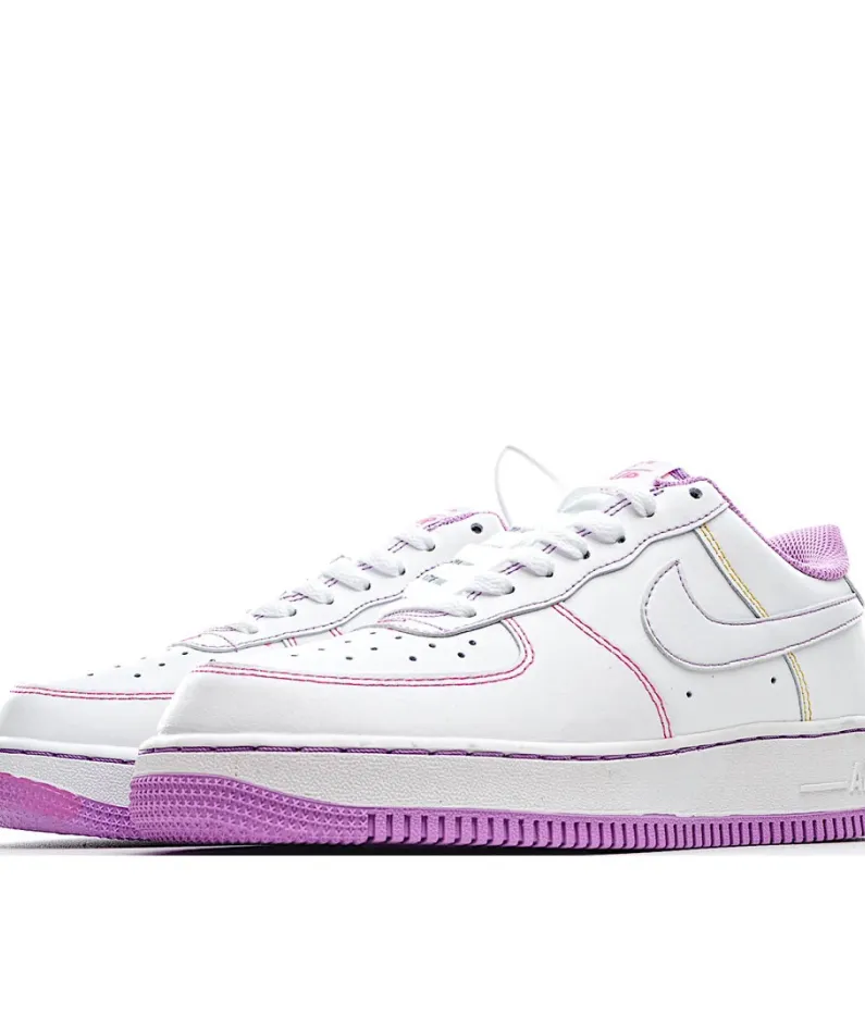 Nike Air Force 1 White Purple