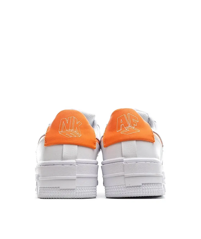 Nike Air Force 107 White and Orange