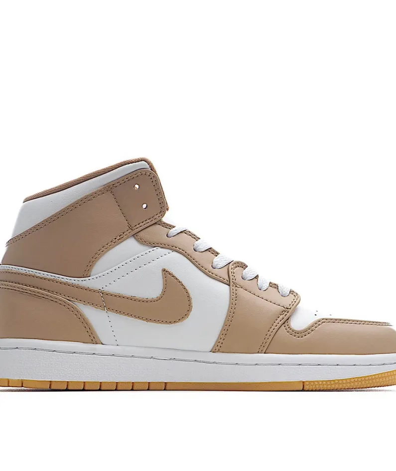 Air Jordan 1 Mid 'Tan Gum'