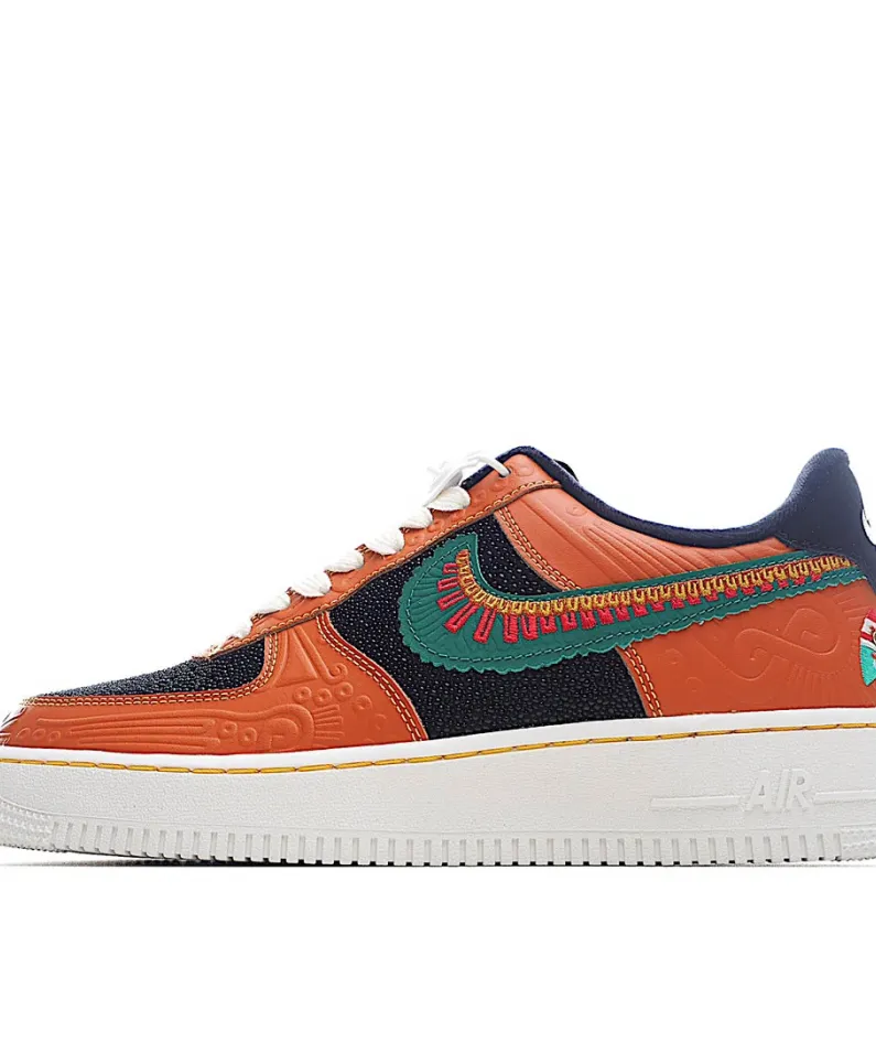 Nike Air Force 1 Black Orange