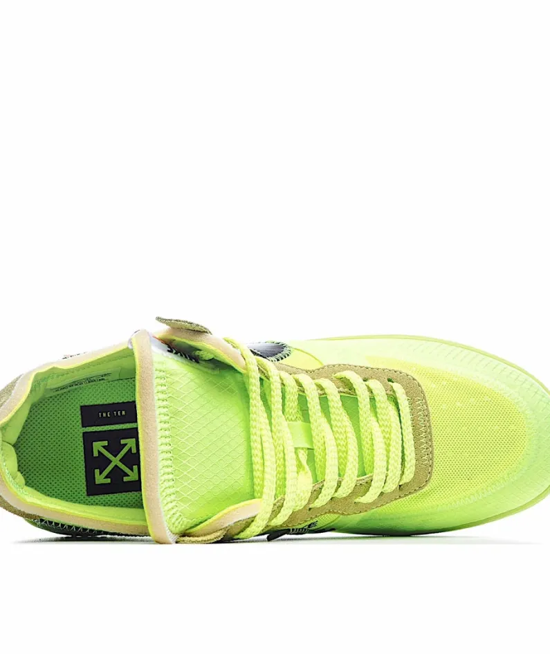 Off-White x Nike Air Force 1 Low Yellow Green