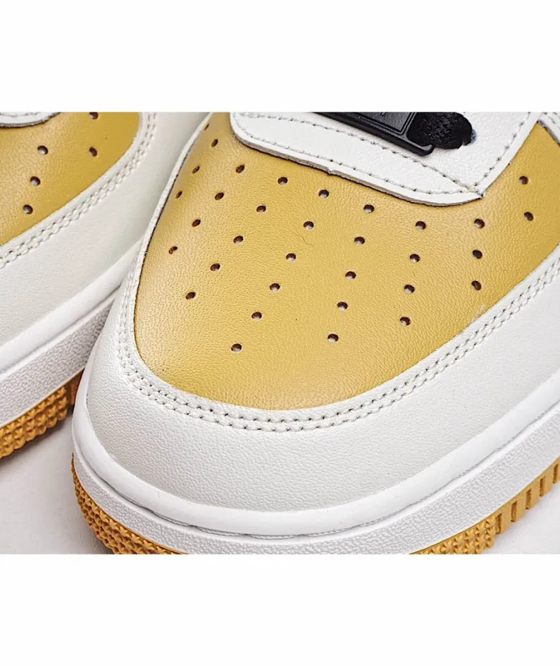 Nike Air Force1 07 White Black Yellow