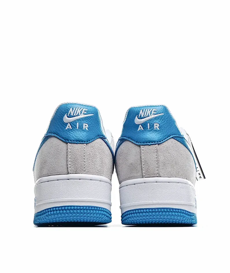 Nike Air Force 1 07 LV8 EMB Suede Grey Blue Hook