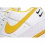 Nike Air Force 1 Low Low Top White and Yellow Double Hook