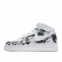 Nike Air Force 1 High 07 Black & White Mid-Top Sneakers