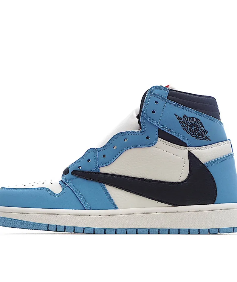 Travis Scott x Air Jordan AJ1 High TS Joint Inverted High Top Sneakers DH3277-108