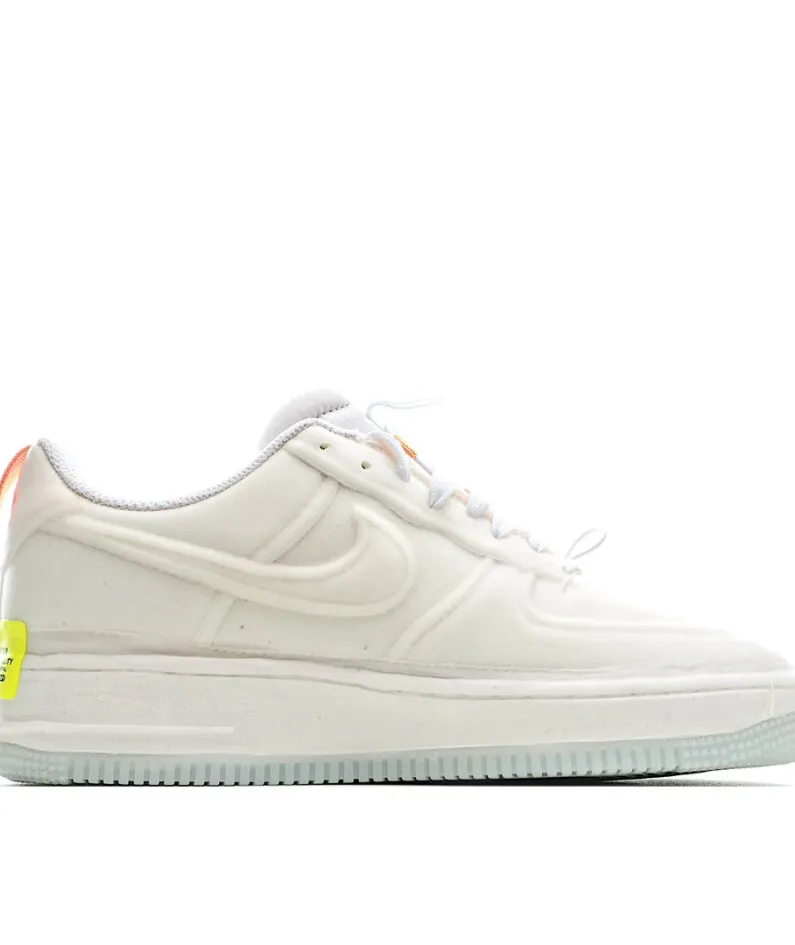 Nike Air Force 1 Experimental-Type N. 354 Sail Atomic Orange Low-Top Sneakers