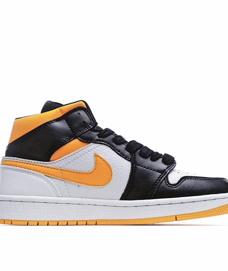 Wmns Air Jordan 1 Mid SE 'White Laser Orange