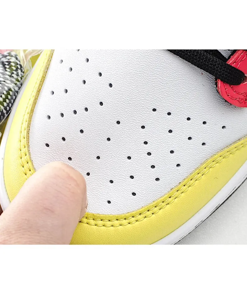 Nike DUNK LOW "Free 99 White Yellow Green Blue Pink"