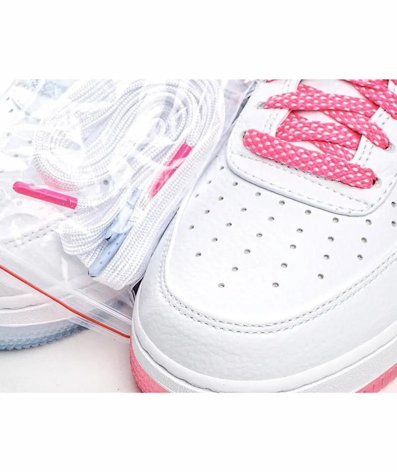 Nike air force 1 red and blue 3M reflective