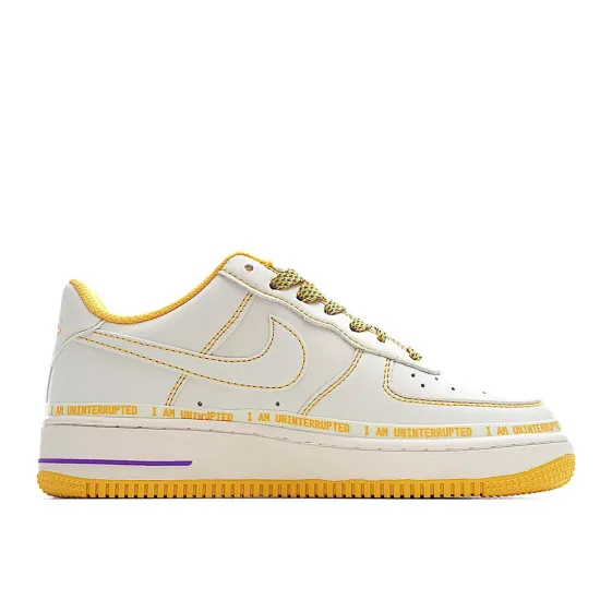 Uninterrupted Nike Air Force 1 Beige Sneakers