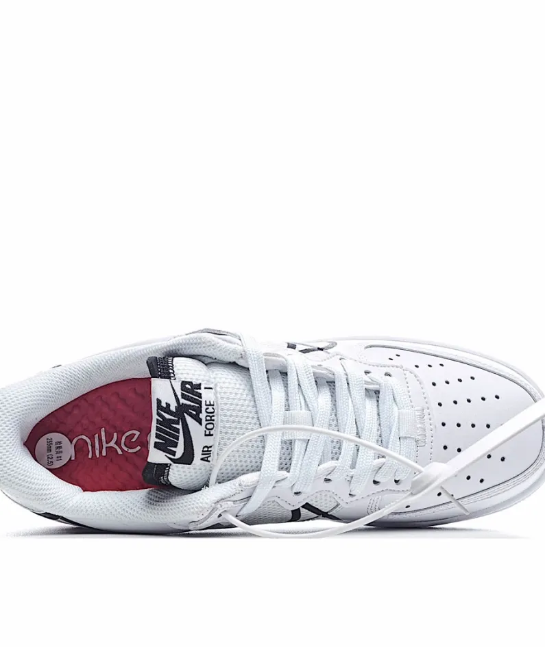 Nike AIR FORCE 1 REACT WHITE D/MS/X White Black Red