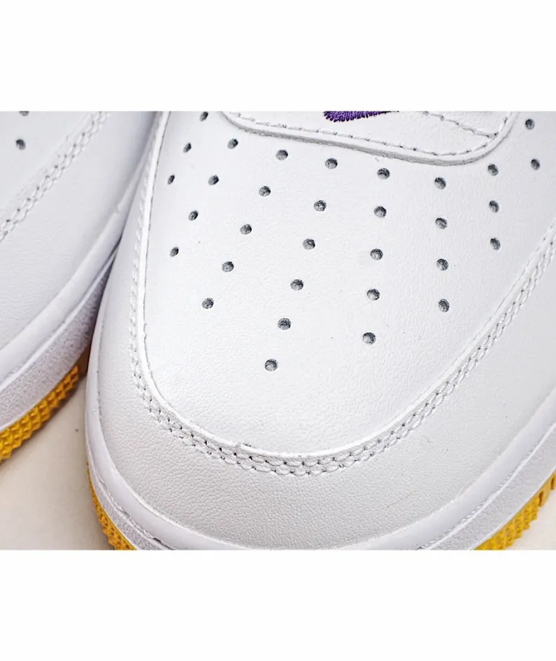 Nike Air Force 107 Low Purple Gold Low Top