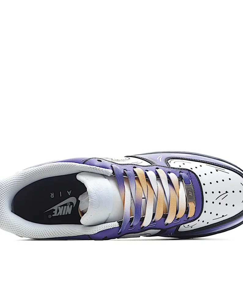 Nike Air Force 1 Low'07 White Purple Gold