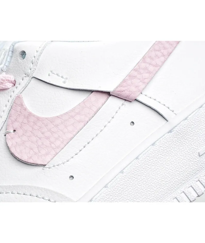 Nike Air Force 1 '07 Luxe White Pink Green Low Top