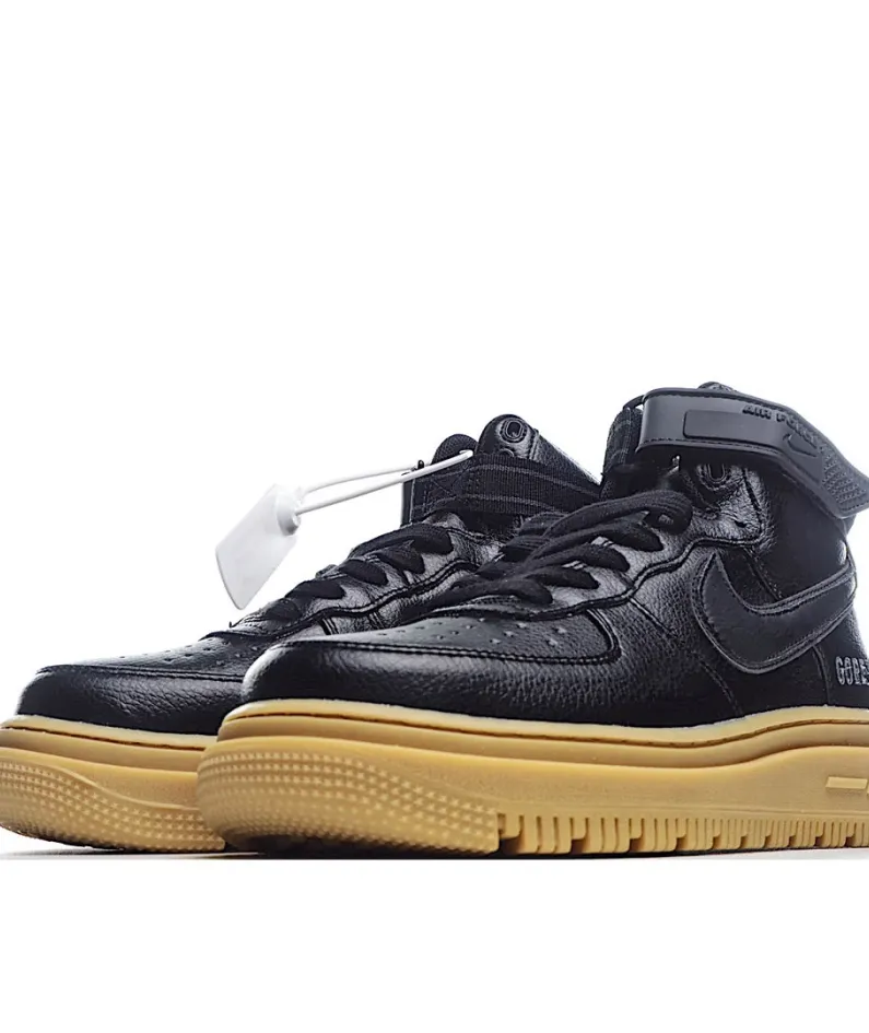 Nike Air Force 1 GORE-TEX Black and Brown High Top