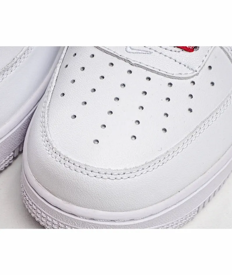 Nike Supreme X NK AIR Force 1 Low White Red