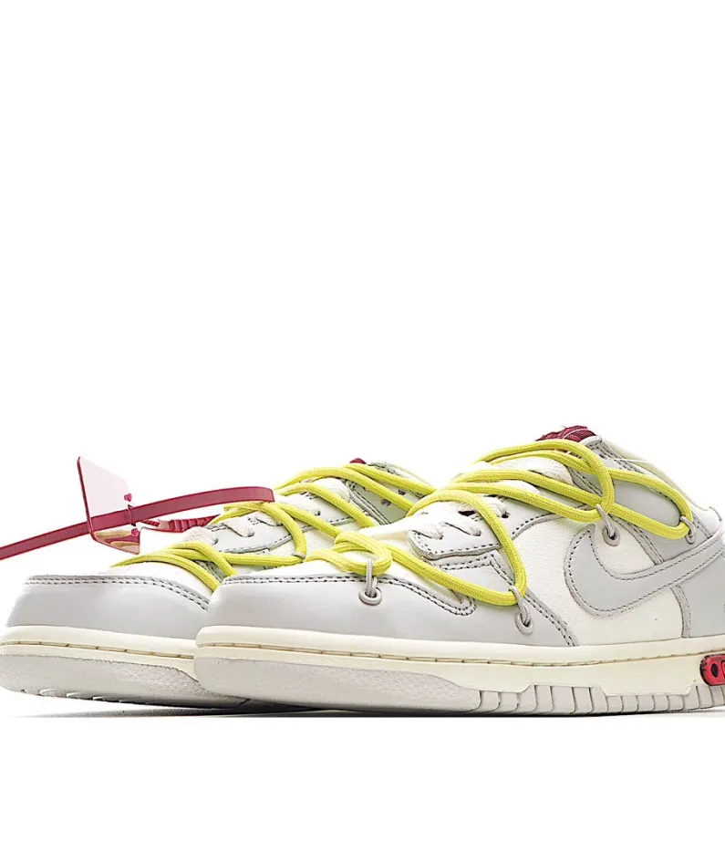 Nike 0ff-White x Nike Dunk Low "02 of 50" OW White Grey