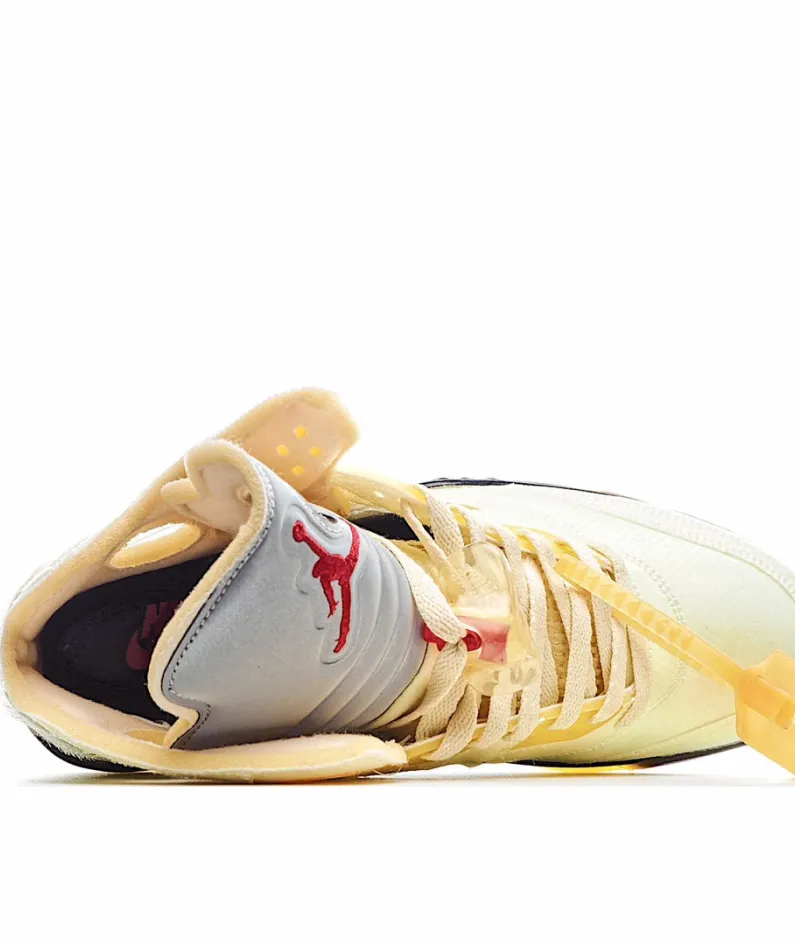 Off-White x Air Jordan 5 SP 'Sail'
