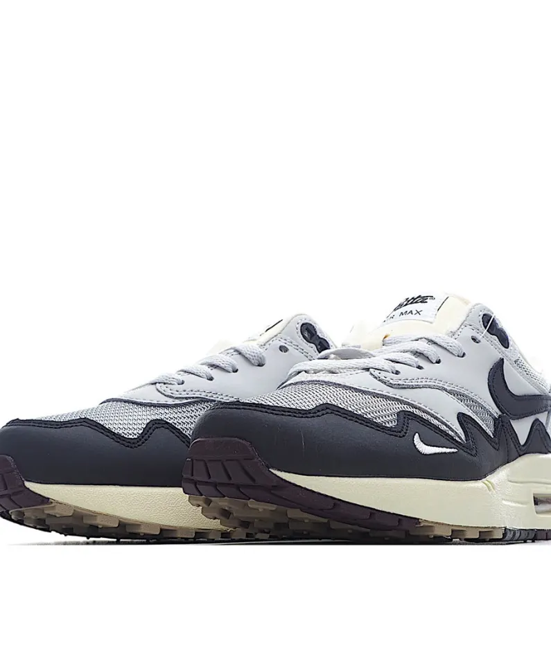 Patta x Nike Air Max 1Monarch Running Shoe Grey Black