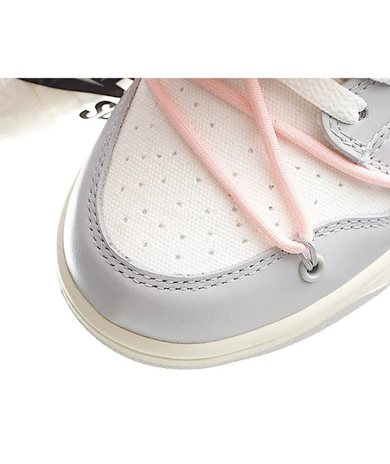 Nike SB Dunk OFF-WHITE Grey Pink Purple