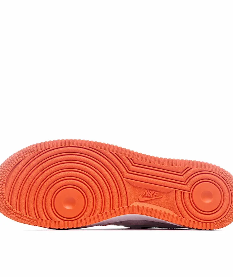 Nike Air Force 1 Low White Orange 3M Reflective