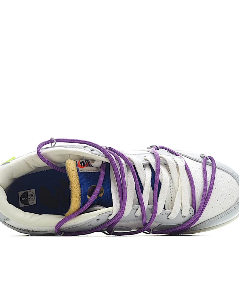 Nike SB Dunk OFF-WHITE Gray Purple