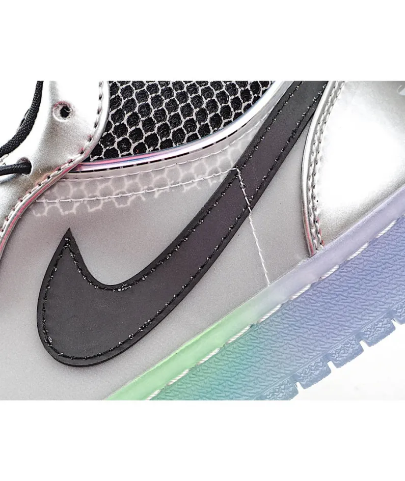 Wmns Air Jordan 1 Low SE 'Metallic Silver Gradient'