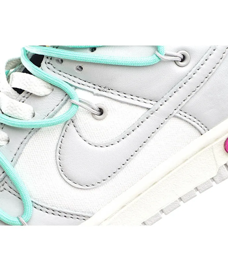 Nike 0ff-White x Nike Dunk Low "04 of 50" OW White Grey
