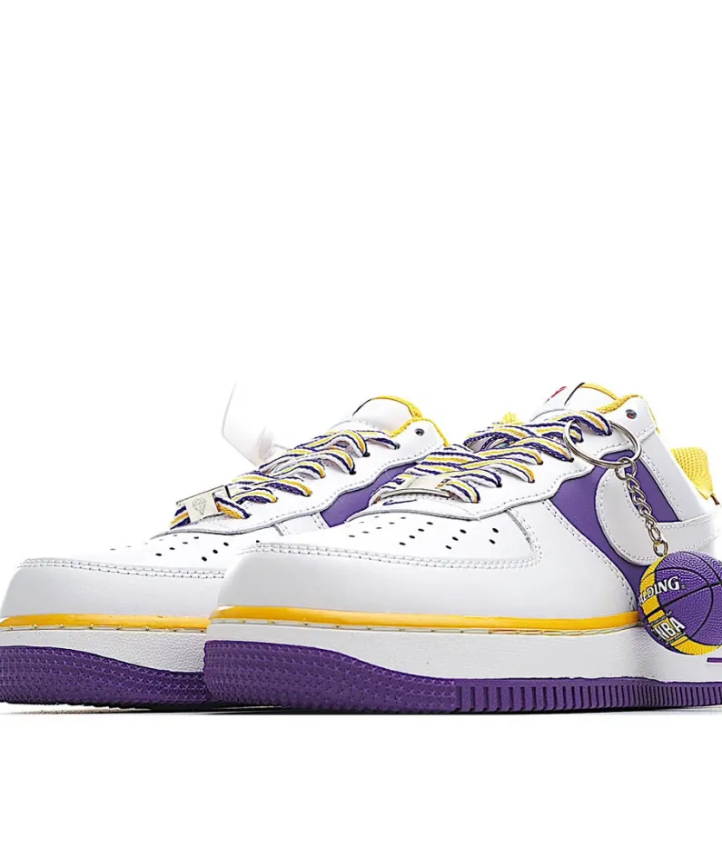 Nike Air Force 107 75th Anniversary NBA J Low Top Sneakers