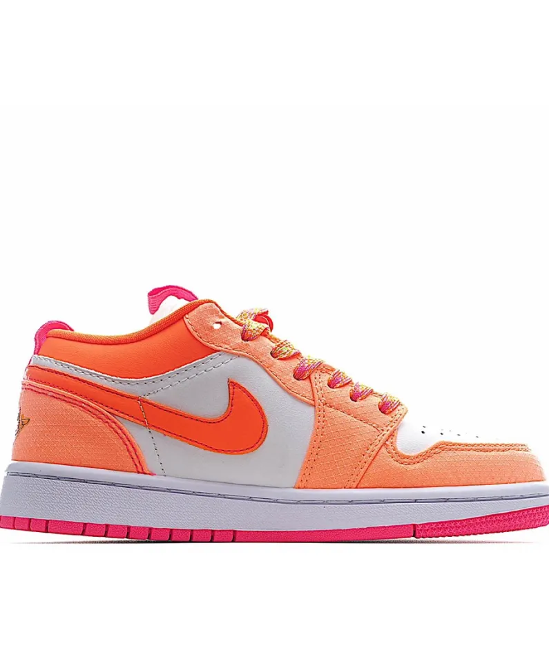 Air Jordan 1 Low Utility GS 'Hyper Crimson'