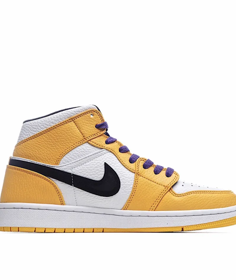 Air Jordan 1 Mid GS 'Lakers'