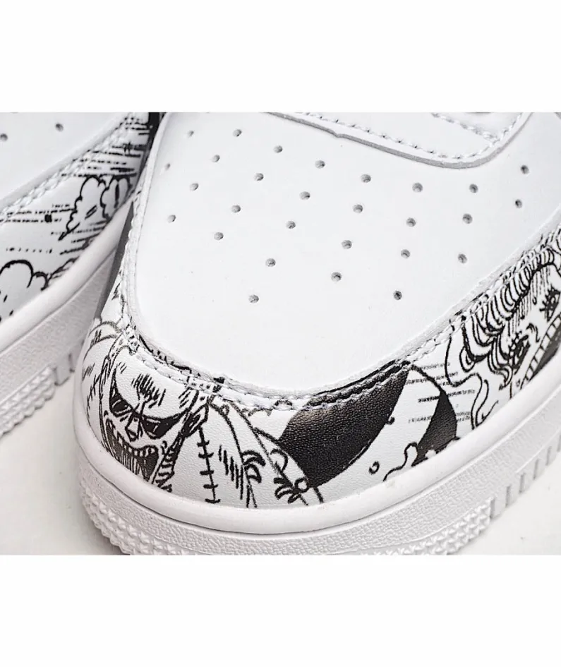 Nike Air Force 1 High 07 Black & White Mid-Top Sneakers
