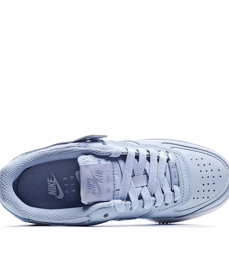 Nike Womens Air Force 1 AF1 Shadow White Hydrogen Blue  蓝云朵