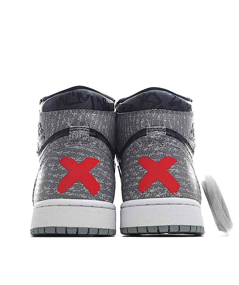 Air Jordan 1 High OG AJ1 High Top Series Black Grey
