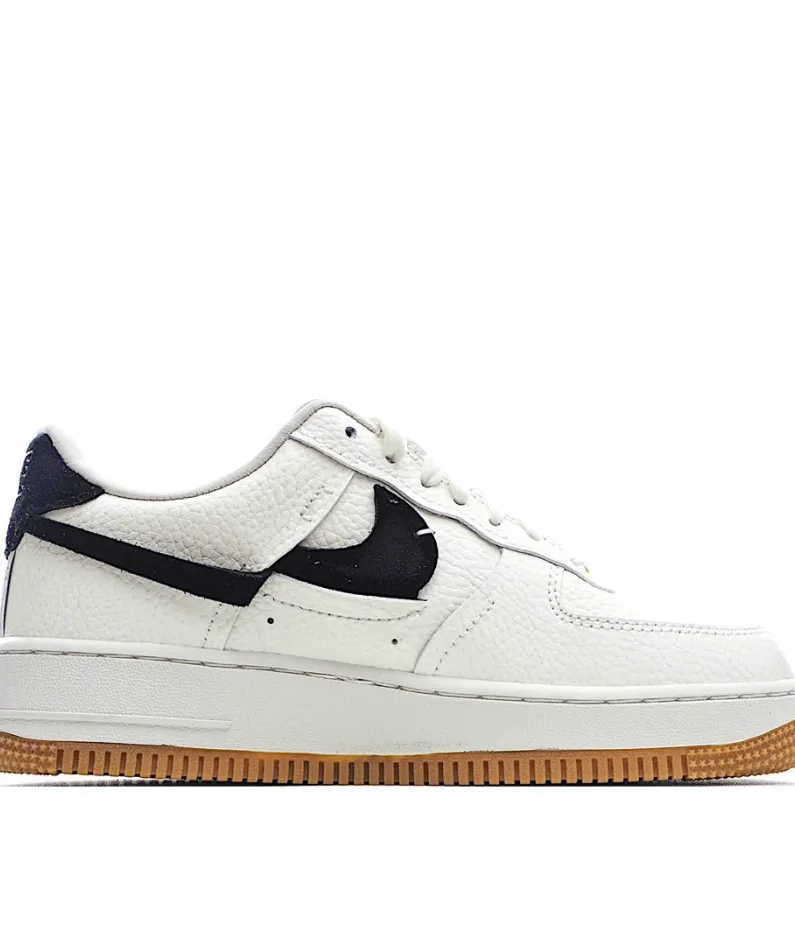 Nike Air Force1 Vandalized Black and Yellow Sneakers