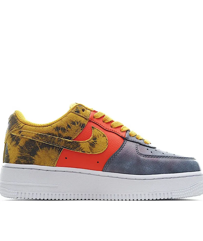Nike Air Force 1 Low''Dark Sulphur'' Yellow Orange Grey