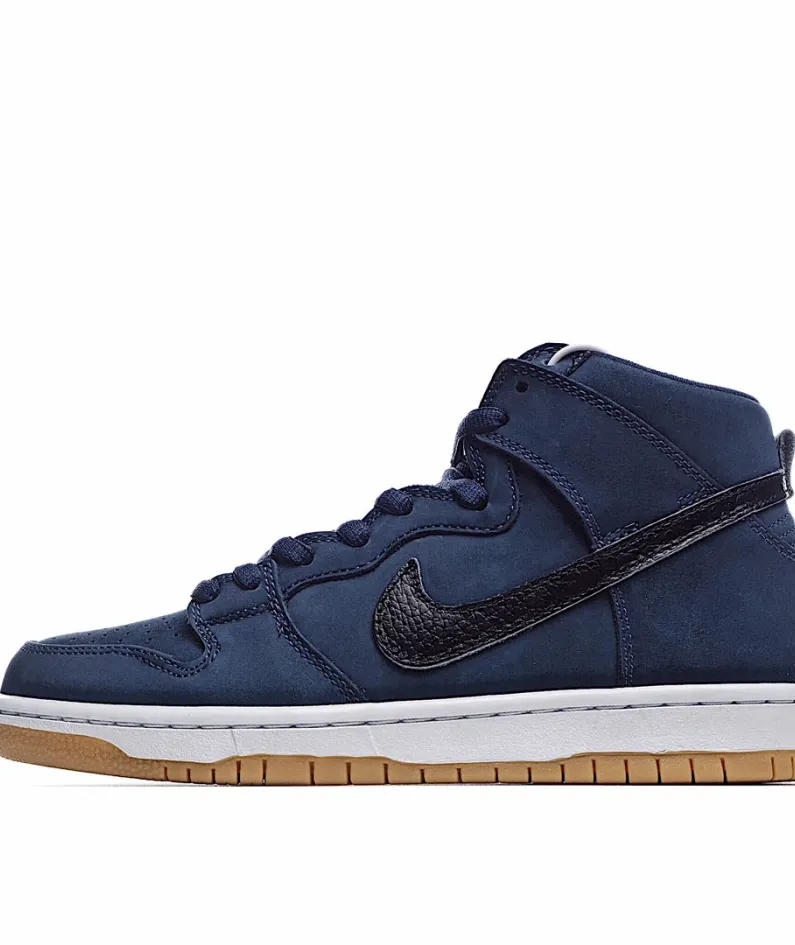 Nike SB Dunk High Pro 2020 Dark Blue Suede Black Hook