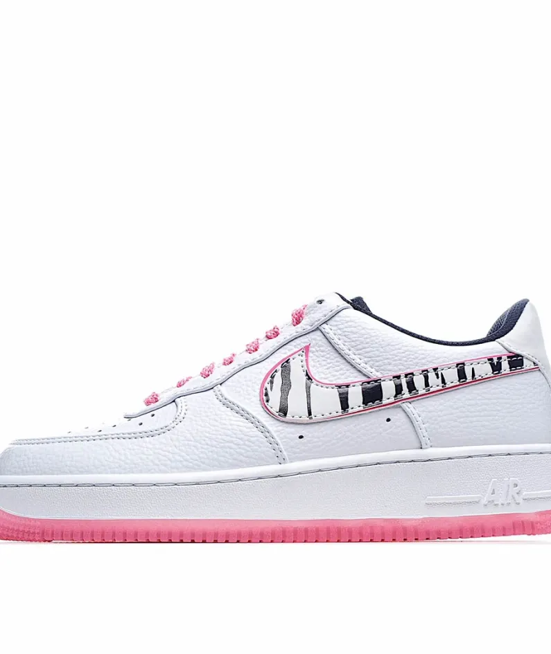 Nike air force 1 red and blue 3M reflective