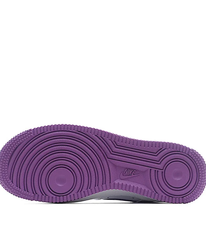 Nike Air Force 1 High '07 White and Purple High Top