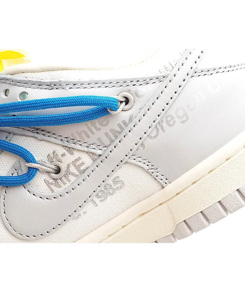 Nike 0ff-White x Nike Dunk Low "02 of 50" OW White Grey