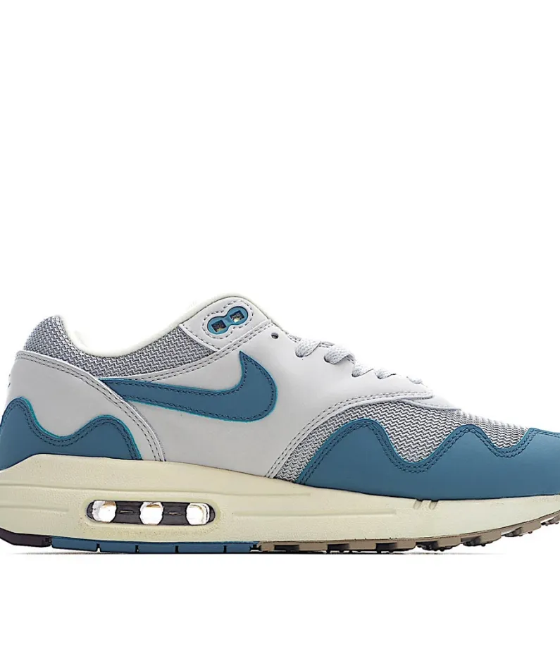 Patta x Nike Air Max 1 Running Shoe Blue Grey