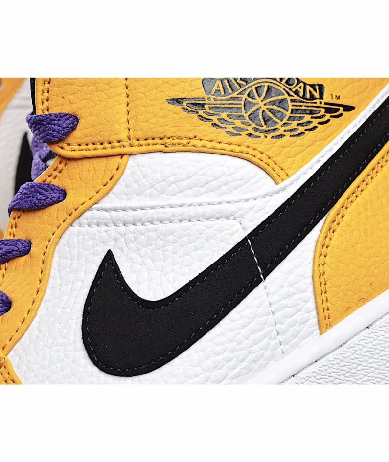 Air Jordan 1 Mid GS 'Lakers'